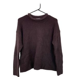 Adorable chocolate brown Madewell sweater